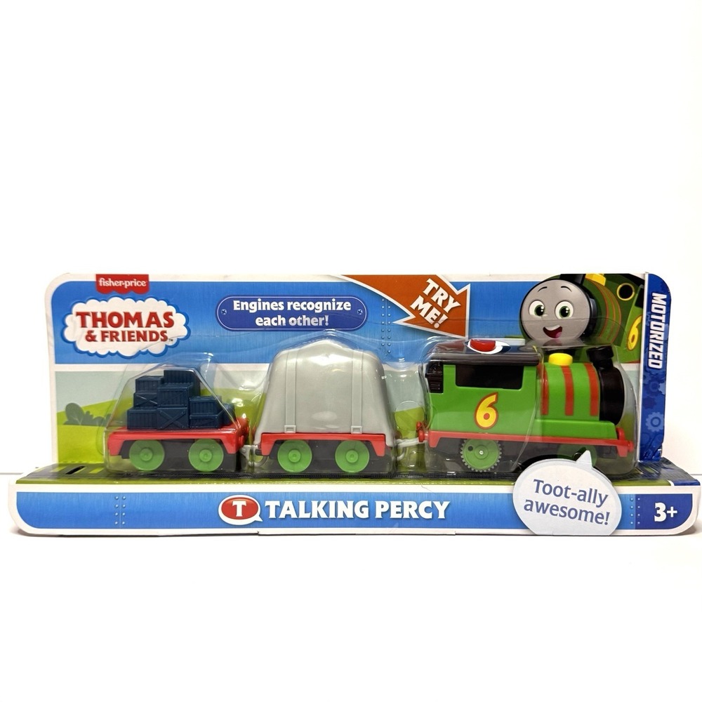 Thomas & Friends Talking Percy Motorized Train 2025 Fisher-Price Mattel